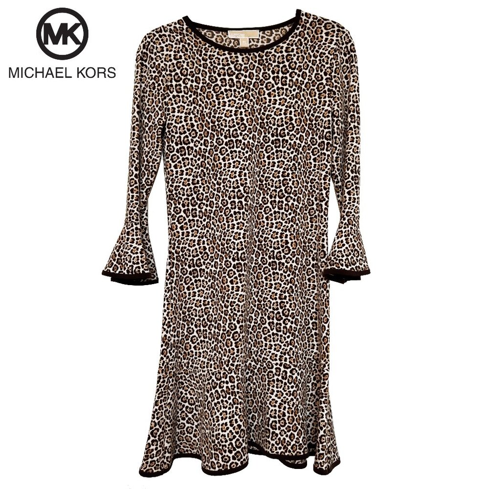 Michael Kors leopard Cheetah dress XS